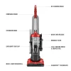 Dirt Devil Endura Reach Upright Bagless Vacuum Cleaner, Corded, Red - UD20124
