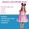 Disguise Toddler Girls' Pink Minnie Mouse Costume - Size 3T-4T