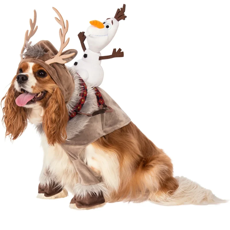 Disney Frozen Sven and Olaf Pet Costume for Dogs or Cats by Rubies, Small