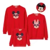 Disney Mickey Mouse Boys Graphic Sweatshirts Halloween Pumpkin Family Matching Outfits Pullover Tops