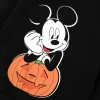 Disney Mickey Mouse Boys Graphic Sweatshirts Halloween Pumpkin Family Matching Outfits Pullover Tops