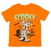 Disney Mickey Mouse Little Boys' Short Sleeve Graphic T-Shirt Mummy Orange
