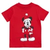 Disney Mickey Mouse Little Boys' Short Sleeve Graphic T-Shirt Mummy Orange