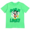 Disney Mickey Mouse Little Boys' Short Sleeve Graphic T-Shirt Mummy Orange