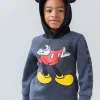 Disney Mickey Mouse Toddler Boys Fleece Cosplay Pullover Hoodie Toddler to Big Kid
