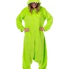 Disney Monsters Inc. Kigurumi Adult Mike Wazowski Costume Union Suit Fleece Onesie Pajama