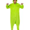 Disney Monsters Inc. Kigurumi Adult Mike Wazowski Costume Union Suit Fleece Onesie Pajama
