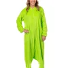 Disney Monsters Inc. Kigurumi Adult Mike Wazowski Costume Union Suit Fleece Onesie Pajama