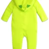 Disney Monsters Inc. Toddler Boy or Girl Cosplay Hooded One Piece Mike Lime Green