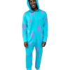 Disney Monsters Inc. Toddler Boy or Girl Cosplay Hooded One Piece Mike Lime Green