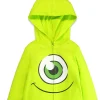 Disney Monsters Inc. Toddler Boy or Girl Cosplay Hooded One Piece Mike Lime Green