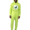 Disney Monsters Inc. Toddler Boy or Girl Cosplay Hooded One Piece Mike Lime Green