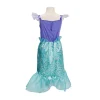 Disney The Little Mermaid Ariel Green Mermaid Play Dress Outfit Female Child Size 4 to 6x