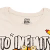 Disney Toy Story Men's Short Sleeve T-Shirt Buzz Alien Beige