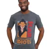 Disney Toy Story Men's Short Sleeve T-Shirt Buzz Alien Beige