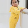 Disney Winnie the Pooh Baby Boy or Girl Cosplay Fleece Hooded Jumpsuit Yellow