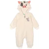 Disney Winnie the Pooh Baby Boy or Girl Cosplay Fleece Hooded Jumpsuit Yellow
