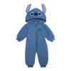 Disney Winnie the Pooh Baby Boy or Girl Cosplay Fleece Hooded Jumpsuit Yellow