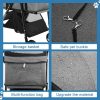 Dkeli 3-in-1 Folding Pet Stroller With Detachable Carrier And Car Seat, 44 Lbs