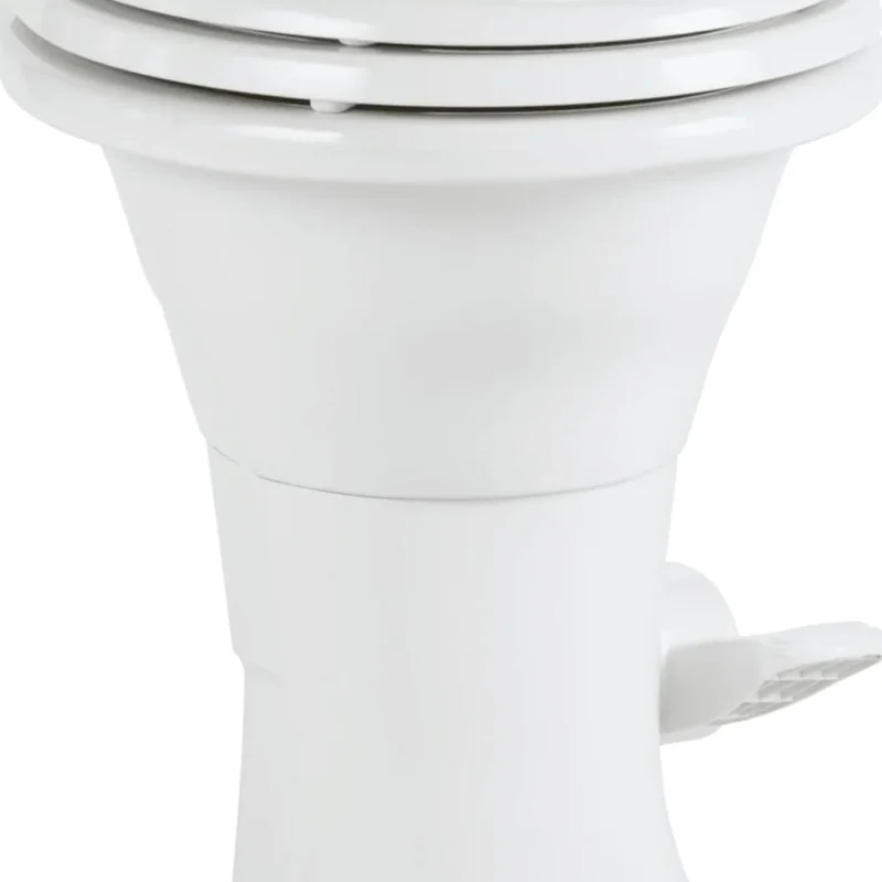 Dometic 310 RV Toilet, Oblong, PowerFlush, White