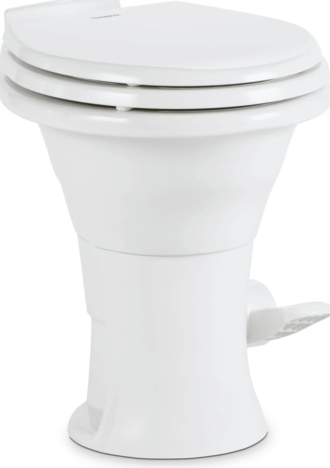 Dometic 310 RV Toilet, Oblong, PowerFlush, White