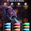 Donner Halloween Fog Machines 600W, 3000 CFM, 13 Colors, 12 RGB LED Lights, Smoke Machine for Party Wedding