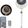 DREO Smart Pedestal Fan, 37-42 inch, 9 Speeds, Wi-Fi And Alexa