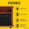 Duraflame Portable Electric Infrared Quartz Heater, 1,000 sq ft, 5,200 BTUs