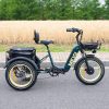 DWMEIGI Silverado 20 inch 48V/14Ah 750W Folding Electric Tricycle With Wide Tires, 150 kg - MG2301