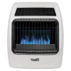 Dyna-Glo Liquid Propane Blue Flame Vent-Free Thermostatic Wall Heater, 20,000 BTU - BFSS20LPT-4P