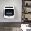Dyna-Glo Liquid Propane Blue Flame Vent-Free Thermostatic Wall Heater, 20,000 BTU - BFSS20LPT-4P