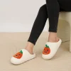 Ecetana Halloween Slippers for Women Men Fuzzy House Shoes with Memory Foam