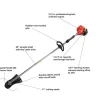 ECHO String Trimmer 21.2cc Gas-Powered Straight-Shaft 2-Stroke Engine - SRM-225