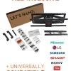 ECHOGEAR MaxMotion Full Motion TV Wall Mount For TVs Up To 90in - EGLF2