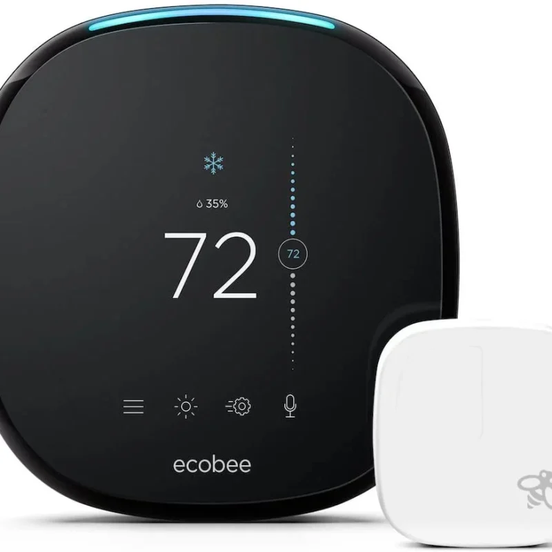ecobee Smart Thermostat With Built-In Alexa And Room Sensor