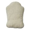 Eek Tombstone-Shaped Decorative Pillow, Black and Beige, 10" x 15", Halloween by Way To Celebrate
