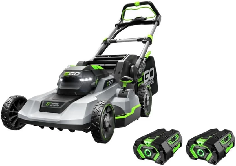 EGO Power+ 21-Inch 56V Self-Propelled Cordless Lawn Mower With 2x 4.0Ah Batteries And Rapid Charger - Black