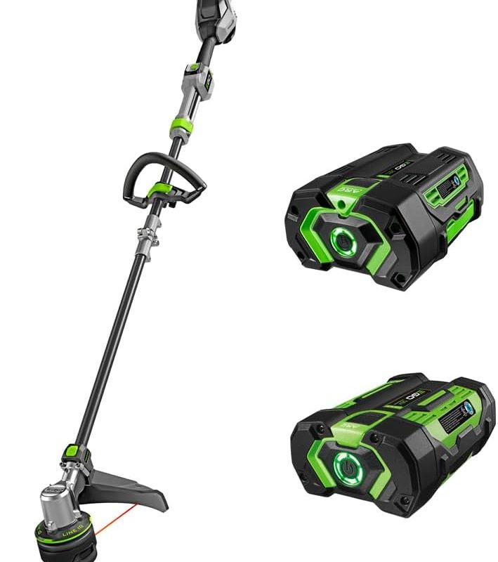 EGO Power+ 56-Volt 16-Inch Cordless String Trimmer With 4.0Ah And BA1400T 2.5Ah Batteries And 320W Charger - ST1623T