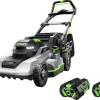 EGO Power+ 21-Inch 56-Volt Lithium-Ion Self-Propelled Cordless Lawn Mower With 2 4.0Ah Batteries And Rapid Charger - LM2