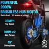 Electric Bike 2000W 52V 30-180 Miles All-Terrain Fat Tire E-Bike - Q20