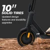 Electric Scooter - 500W Motor, 10in Solid Tires, Up To 18 Miles, 19 MPH