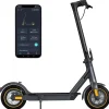 Electric Scooter - 500W Motor, 10in Solid Tires, Up To 18 Miles, 19 MPH