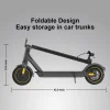 Electric Scooter - 500W Motor, 10in Solid Tires, Up To 18 Miles, 19 MPH