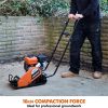 Electric Vibratory Plate Compactor For Soil, Sand, Gravel And Pavement