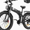 Electric Bike For Adults, 750W Motor, 48V 20Ah Removable Battery, 26 Fat Tire, Folding, Shimano 21-Speed, UL2849