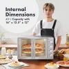 Elite Gourmet 47.5Qt 18-Slice Convection Oven - 4-Control Knobs