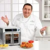 Emeril Lagasse French Door Air Fryer Toaster Oven Combo, 26-Quart, 24 Cooking Functions, Stainless Steel