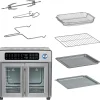Emeril Lagasse French Door Air Fryer Toaster Oven Combo, 26-Quart, 24 Cooking Functions, Stainless Steel