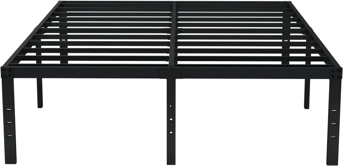 EMODA Queen 18 Inch Heavy Duty Metal Platform Bed Frame - No Box Spring Needed