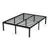EMODA Queen 18 Inch Heavy Duty Metal Platform Bed Frame - No Box Spring Needed